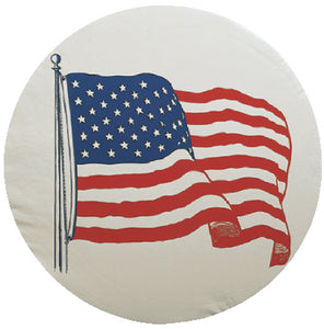 Adco Products 1781 Us Flag Tire Cvr a 34  White - LMC Shop