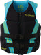 Full Throttle 142500-505-810-13 Hinged Flex Vest Aqua/blk X-Sm - LMC Shop