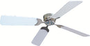 Bristol Products 410TSDC36BNWH Ceiling Fan-Brushed Nic/wh 36 - LMC Shop