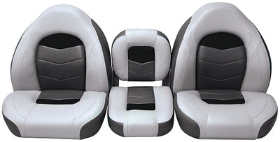 Wise Seating 3317-855 Seat Pro-Angler 14 Gry Blk Cha - LMC Shop