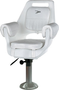Wise Seating 8WD007-710 Chair-Pilot W15  Pedestal  Wht - LMC Shop