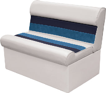 Wise Seating 8WD100-1008 Pontoon 36  Bench Wh-Na-Bl - LMC Shop