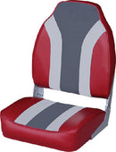 Wise Seating 8WD1062LS-933 Classic  High Back Red/gy/char - LMC Shop