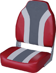 Wise Seating 8WD1062LS-933 Classic  High Back Red/gy/char - LMC Shop