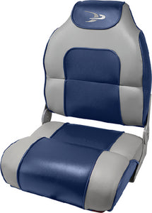 Wise Seating 8WD258PLS-900 Premium Fishing Seat Grey/navy - LMC Shop