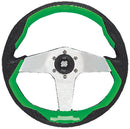 Uflex GRIMANI G/S Steering Whl-Green Grip Silvr - LMC Shop