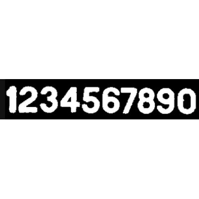 Bernard Engraving 30BW6 Letter Blk Face/wht Bvl 3in - LMC Shop