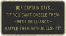 Bernard Engraving FP034 Our Captain says... - LMC Shop