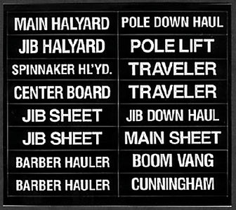 Bernard Engraving IL01 Labels for Sailboats 16/pk - LMC Shop