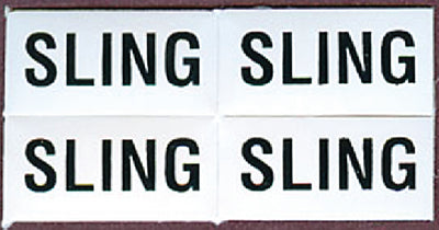 Bernard Engraving IL07 Identi Label Sling    4/pk - LMC Shop