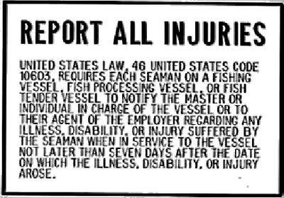 Bernard Engraving P230 Report All Injuries Plaque - LMC Shop