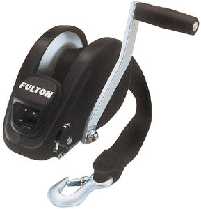 Fulton Products 142311 Winch 1500lb Black W/ Strap - LMC Shop