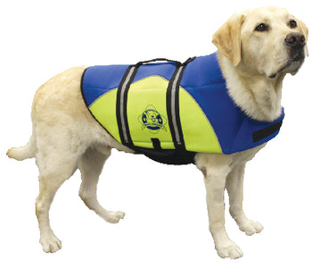 Paws Aboard BY1200 Neoprene Dog Vest Blu/yel Xs - LMC Shop