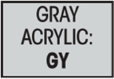 Attwood Marine 342GY 6' 68-74 Gray Acryl - LMC Shop