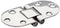 Attwood Marine 66237-3 Flush Hinge Ss 3x1.5in Round - LMC Shop