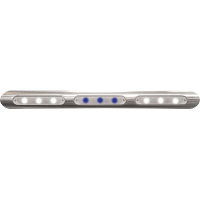 Taco Metals F38-9600BXZ-B-1 Led T-Top Lt for Pipe Wht-Blue - LMC Shop
