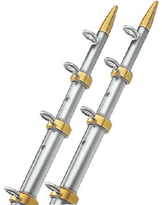 Taco Metals OT-0441VEL15 15'silver/gold tele.outrigger - LMC Shop