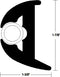 Taco Metals V11-3426BBK50-2 Flex Vinyl Rubrail Kit 50'bl - LMC Shop