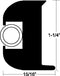 Taco Metals V11-3447BBK70-2 Rub Rail Kit Black 70ft - LMC Shop