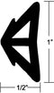Taco Metals V12-0338BKA50-1 50' Blk Vinyl Insert - LMC Shop