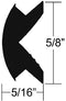 Taco Metals V12-0342BKA50-1 Black Vinyl Insert 50' - LMC Shop