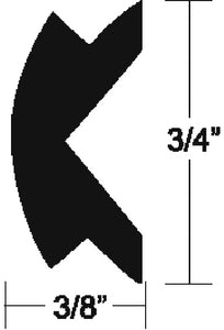 Taco Metals V124155BKA501 Flex Insert 3/4inx50ft Black - LMC Shop
