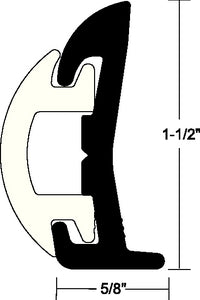 Taco Metals V21-9678WHA20D Rigid Rubrail 1-1/2inx20ft Wha - LMC Shop
