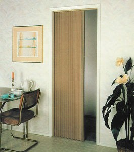 Irvine Shade & Door 3075FB Pleated Folding Door Beige - LMC Shop