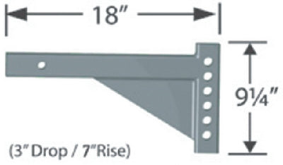 Progress Mfg 90-02-4500 2insq.-3in/7inr.18in - LMC Shop