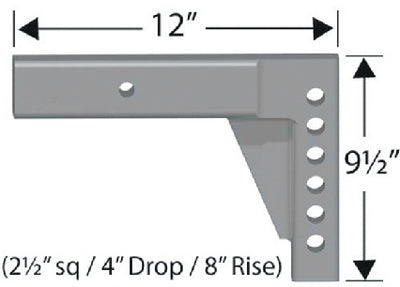 Progress Mfg 90-02-4800 2.5in Equalizer Hitch Shank4i - LMC Shop