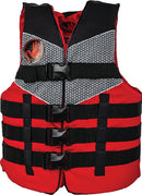 Body Glove Vests 19289-RED-BLK XS Pfd Tweedle Nyl Red Xs - LMC Shop