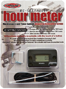 Hardline Products HR-8068 Marine Re-Set Hour Meter - LMC Shop