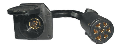 Pollak 12-724EP 7way Pin Plug to 7way Rv Socke - LMC Shop