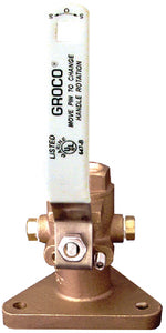 Groco FBV-1000 Tri-Flange Seacock1in - LMC Shop