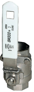 Groco IBV-1000-S 1in Stainless Ff Ball Valve - LMC Shop