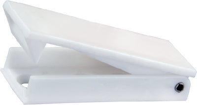 JR Products 10355 Square Baggage Door Catch Wht - LMC Shop