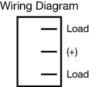 JR Products 13335 Spdt Mini On/off/on Switch Blk - LMC Shop