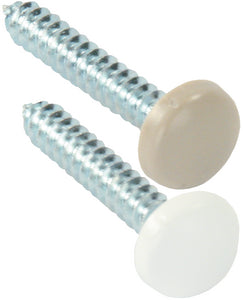 JR Products 20415 Kappet Screws W/coverswhite - LMC Shop