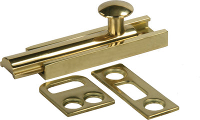 JR Products 20635 3in Surface Boltbrass - LMC Shop