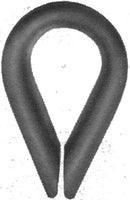 Chicago Hardware 225304 Thimble Rope Galv 7/16in - LMC Shop