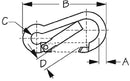 Sea-Dog Line 151120 Snap Hook Ss 7/16 X 4-3/4in - LMC Shop