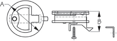 Sea-Dog Line 221972 Ss Slam Latch 2  Waterproof - LMC Shop