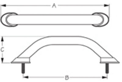 Sea-Dog Line 254509-1 Led Stud Mnt Hand Rail 9 - LMC Shop