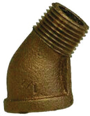 Brass Fittings 44202 3/8 Bronze 45 Deg Street Ell - LMC Shop