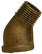 Brass Fittings 44202 3/8 Bronze 45 Deg Street Ell - LMC Shop