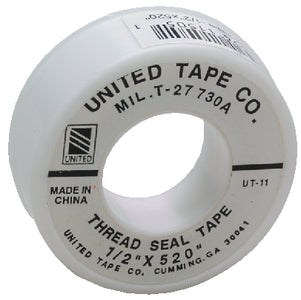 Brass Fittings S520 1/2 X520' Pipe Tape - LMC Shop