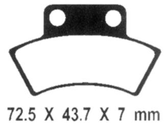 Emgo 91-48841 Pol Rr Brake Pad Set - LMC Shop