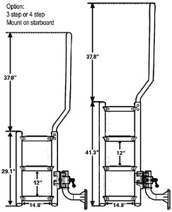 Quality Mark 28801 Bowstep Starboard 3 Step - LMC Shop