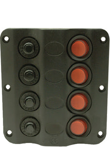 Seachoice 12321 Switch Panel Led 4 Gang - LMC Shop