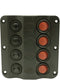 Seachoice 12321 Switch Panel Led 4 Gang - LMC Shop